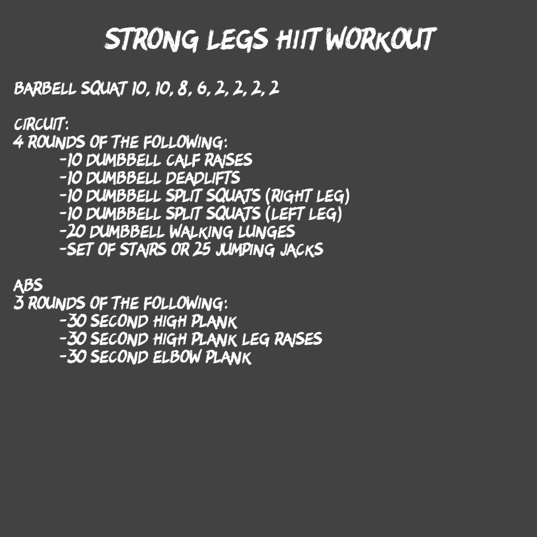 Strong Legs HIIT Workout - Top Tier Fitness [CLT]